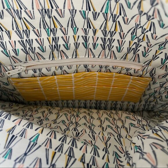 Cartera Designs | Navy Chevron & Goil Foil Cork Leather | Tainted Love Clutch - Picture 11 of 11